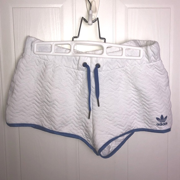 White Adidas Mini Lounge Short - Small - Picture 1 of 5